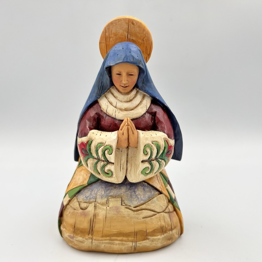 VTG 2003 Jim Shore Heartwood Creek Mary Nativity Figure Joy to the World